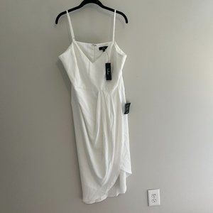 NWT Lulu's Reinette White Midi Dress